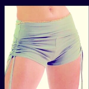 BP Ribbed Side Tie Short Shorts Women’s Sz L XL NWT May23